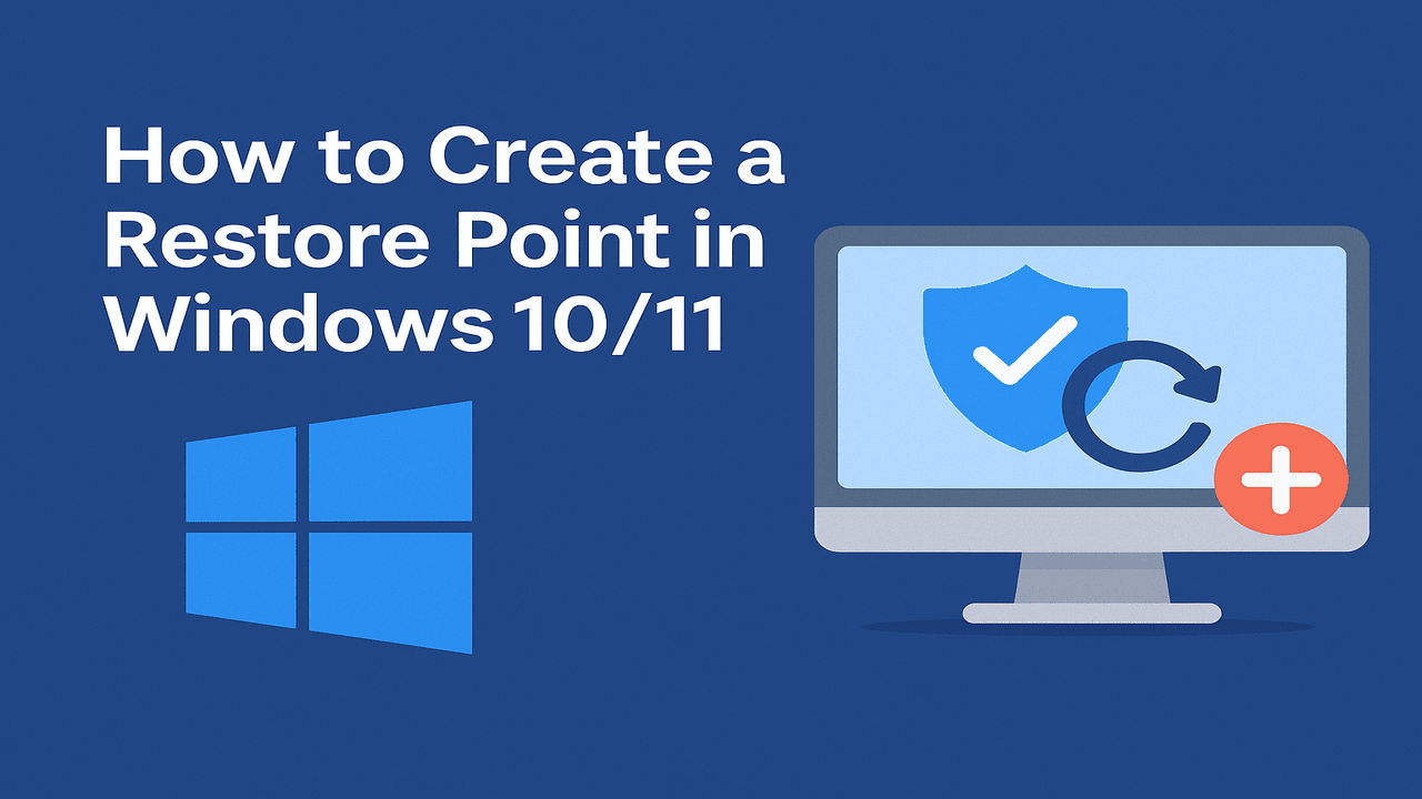 How to Create a Restore Point in Windows 10/11