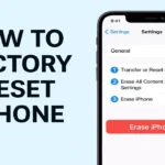 How to Factory Reset iPhone