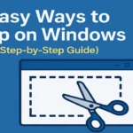 How to Snip on Windows